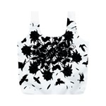 Black roses and ravens  Full Print Recycle Bags (M)  Front