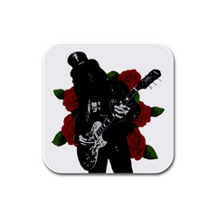 Slash Rubber Square Coaster (4 Pack)  by Valentinaart