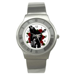 Slash Stainless Steel Watch by Valentinaart