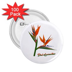 Bird Of Paradise 2 25  Buttons (100 Pack)  by Valentinaart