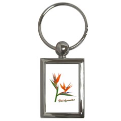 Bird Of Paradise Key Chains (rectangle)  by Valentinaart