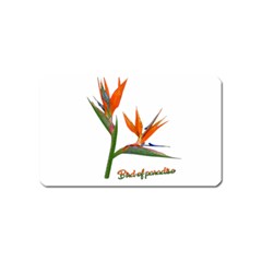 Bird Of Paradise Magnet (name Card) by Valentinaart