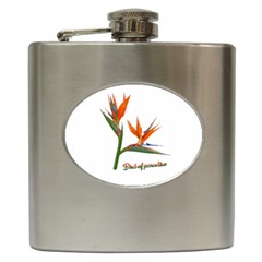 Bird Of Paradise Hip Flask (6 Oz) by Valentinaart