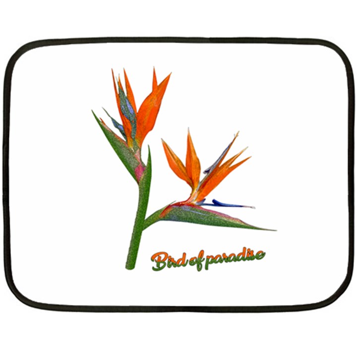 Bird Of Paradise Double Sided Fleece Blanket (Mini) 