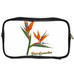 Bird Of Paradise Toiletries Bags 2-side by Valentinaart