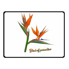 Bird Of Paradise Fleece Blanket (small) by Valentinaart