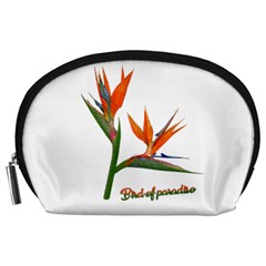 Bird Of Paradise Accessory Pouches (large)  by Valentinaart