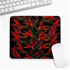 Bird Of Paradise Large Mousepads by Valentinaart