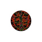 Bird Of Paradise Golf Ball Marker Front