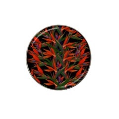 Bird Of Paradise Hat Clip Ball Marker by Valentinaart