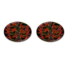 Bird Of Paradise Cufflinks (oval) by Valentinaart