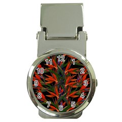 Bird Of Paradise Money Clip Watches by Valentinaart