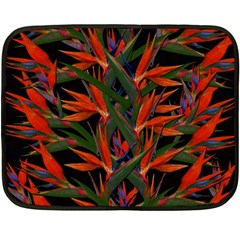 Bird Of Paradise Fleece Blanket (mini) by Valentinaart