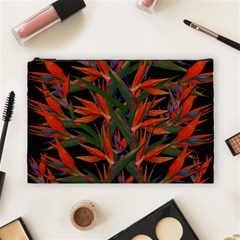 Bird Of Paradise Cosmetic Bag (large)  by Valentinaart