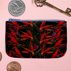 Bird Of Paradise Large Coin Purse by Valentinaart