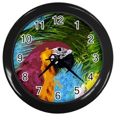 Ara Wall Clocks (black) by Valentinaart