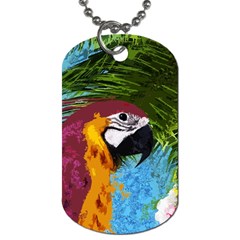 Ara Dog Tag (one Side) by Valentinaart