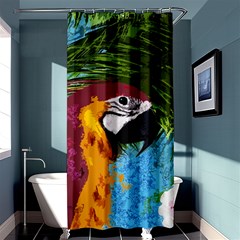 Ara Shower Curtain 36  X 72  (stall)  by Valentinaart