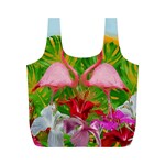 Flamingo Full Print Recycle Bags (M)  Front