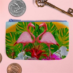 Flamingo Large Coin Purse by Valentinaart