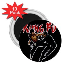 Kung Fu  2 25  Magnets (10 Pack)  by Valentinaart