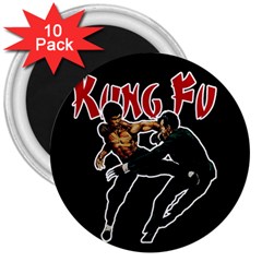 Kung Fu  3  Magnets (10 Pack)  by Valentinaart