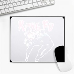 Kung Fu  Large Mousepads by Valentinaart