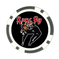 Kung Fu  Poker Chip Card Guard by Valentinaart