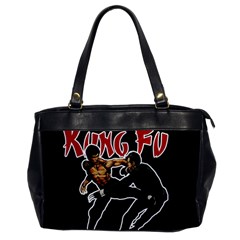 Kung Fu  Office Handbags by Valentinaart