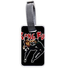 Kung Fu  Luggage Tags (one Side)  by Valentinaart