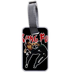 Kung Fu  Luggage Tags (two Sides) by Valentinaart