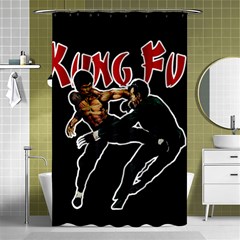 Kung Fu  Shower Curtain 48  X 72  (small)  by Valentinaart