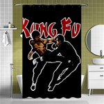 Kung Fu  Shower Curtain 48  x 72  (Small)  Curtain(48  X 72 ) - 42.18 x64.8  Curtain(48  X 72 )