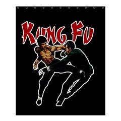 Kung Fu  Shower Curtain 60  X 72  (medium)  by Valentinaart