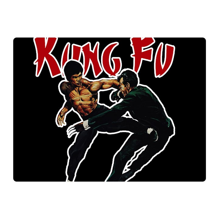 Kung Fu  Double Sided Flano Blanket (Mini) 