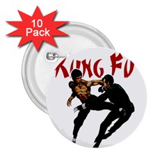 Kung Fu  2 25  Buttons (10 Pack)  by Valentinaart