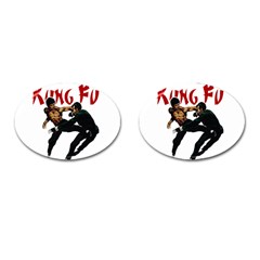 Kung Fu  Cufflinks (oval) by Valentinaart