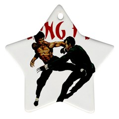 Kung Fu  Star Ornament (two Sides) by Valentinaart