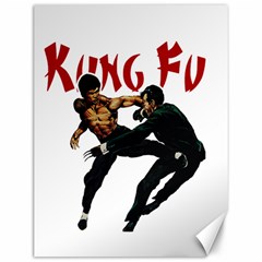 Kung Fu  Canvas 12  X 16   by Valentinaart