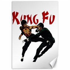 Kung Fu  Canvas 12  X 18   by Valentinaart