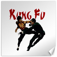 Kung Fu  Canvas 16  X 16   by Valentinaart