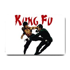 Kung Fu  Small Doormat  by Valentinaart