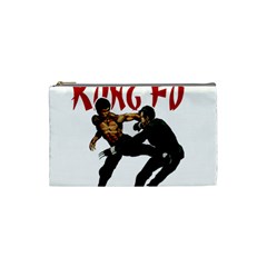 Kung Fu  Cosmetic Bag (small)  by Valentinaart