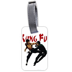 Kung Fu  Luggage Tags (one Side)  by Valentinaart