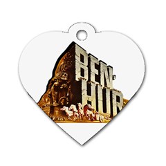 Ben Hur Dog Tag Heart (one Side) by Valentinaart