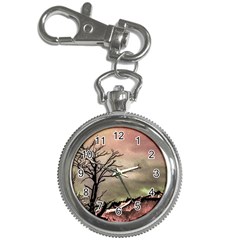 Fantasy Landscape Illustration Key Chain Watches by dflcprints