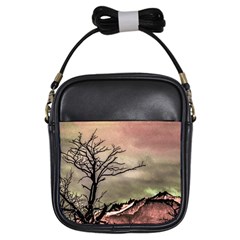 Fantasy Landscape Illustration Girls Sling Bags by dflcprints