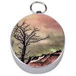 Fantasy Landscape Illustration Silver Compasses Front