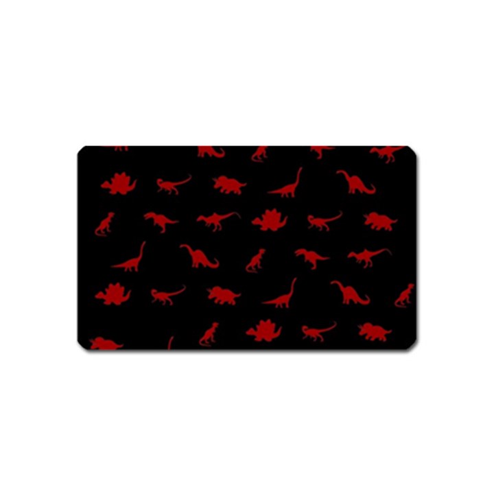 Dinosaurs pattern Magnet (Name Card)