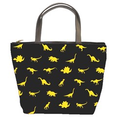 Dinosaurs Pattern Bucket Bags by ValentinaDesign